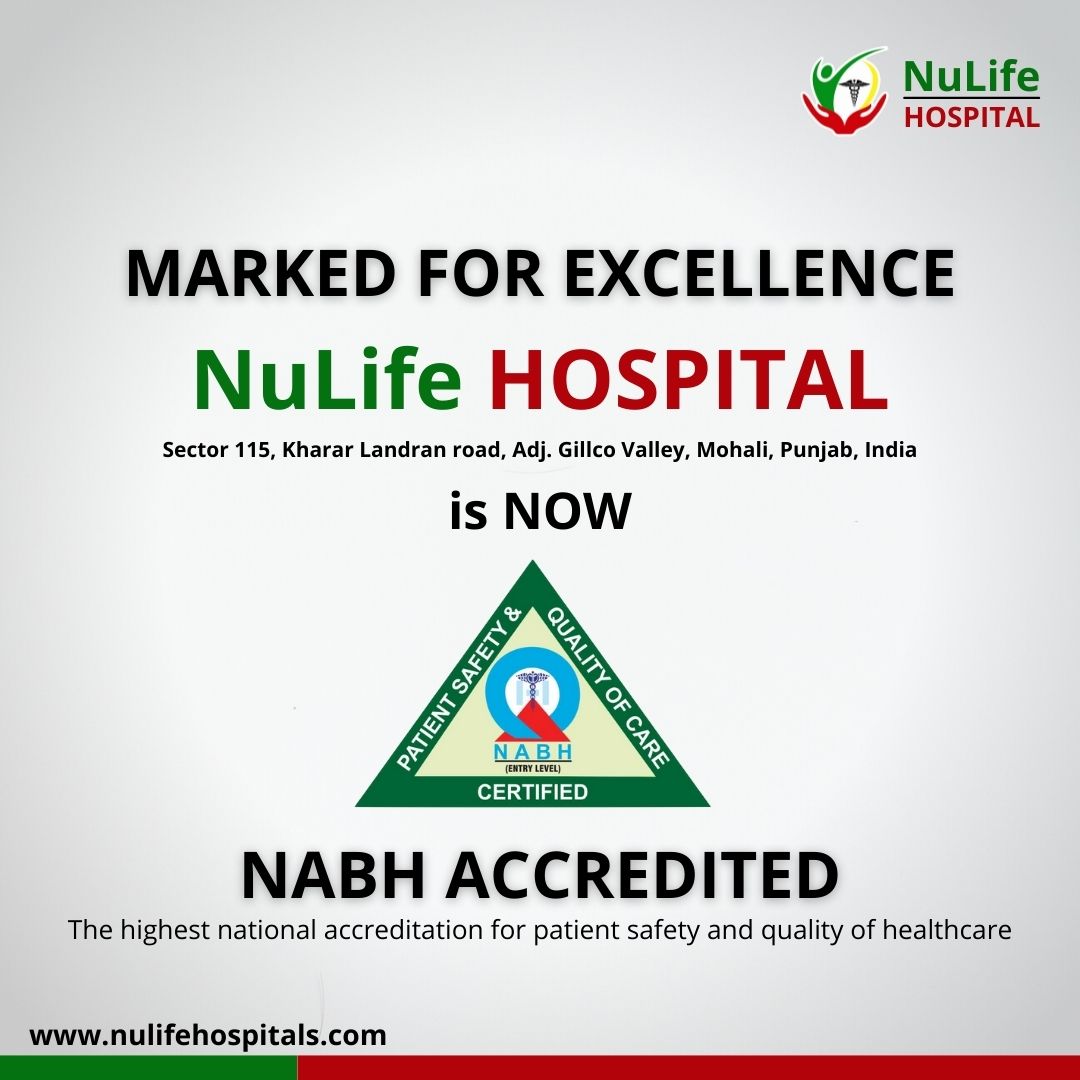 NABH Accreditation - Marked for excellence - NuLife Hospital